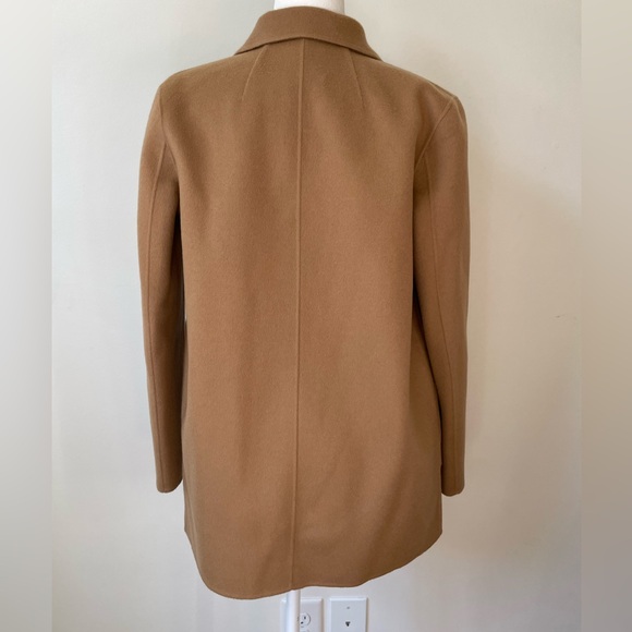 Theory Sileena Jacket Wool Cashmere Size S Camel Tan Quiet Luxury Fall Winterr - Picture 6 of 11